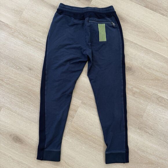 Emporio Armani EA7 Jogger Sz Small Blue Green Drawstring Sweatpants Men Unisex - Picture 3 of 13